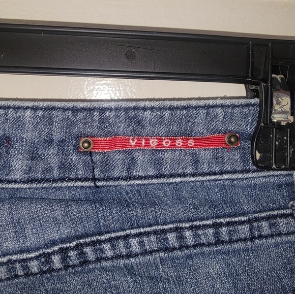 Vigoss Capri Jeans Womens Size 1 Blue Denim Cuffed - Picture 7 of 10